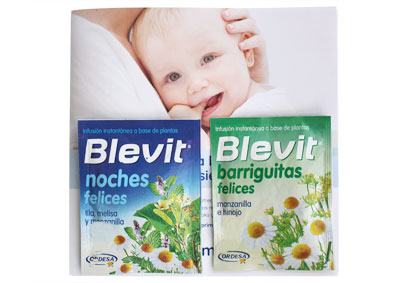 Muestras para el bebé y la embarazada gratis. Prueba las infusiones Blevit