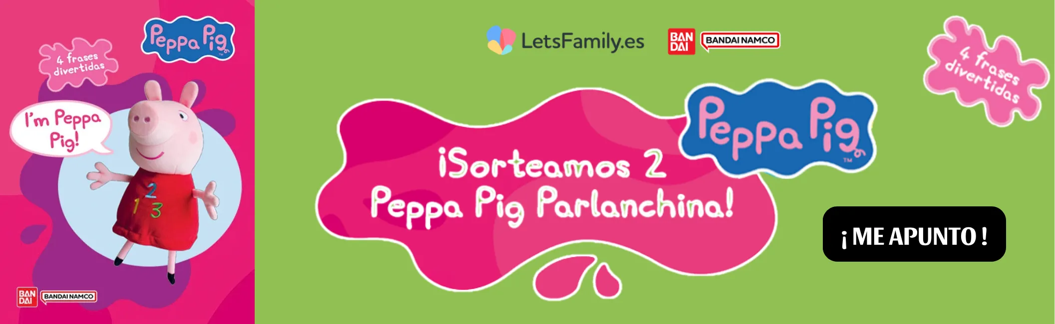 sorteo peppa parlanchina