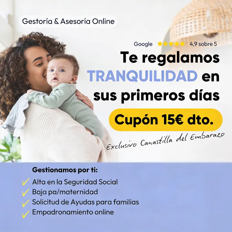 Cupón Exclusivo 15€ - En todos nuestros packs de trámites