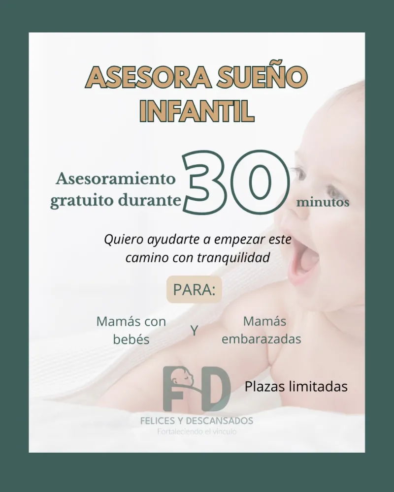 30 minutos de asesoría gratuita en el sueño del bebé!