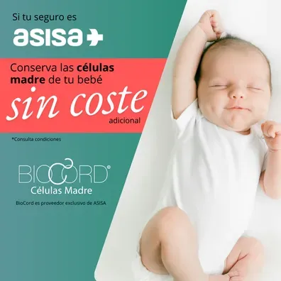 Conservación de células madre: SIN COSTE con ASISA