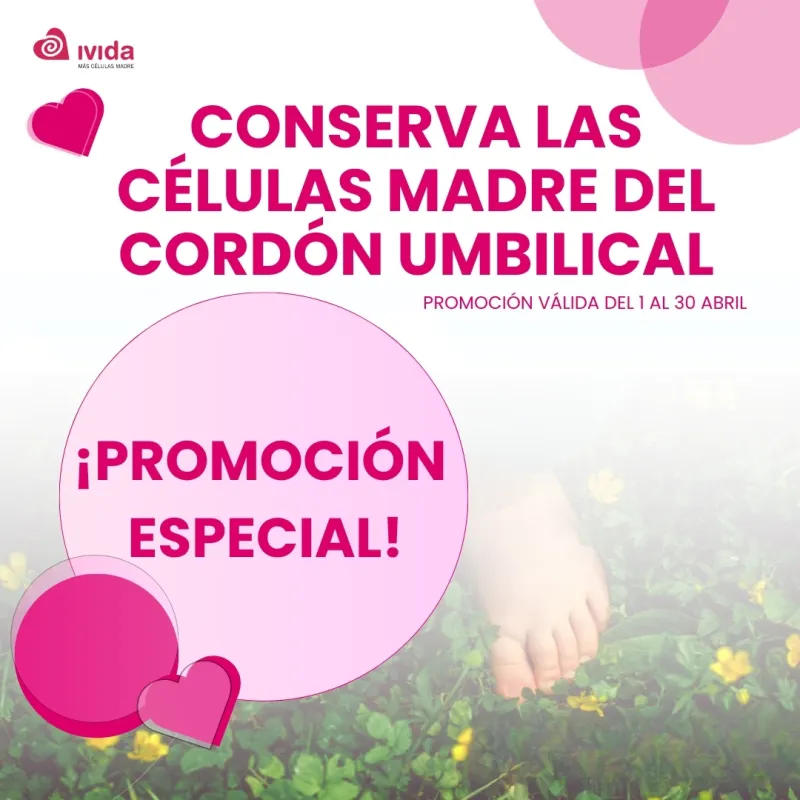 300 € Descuento en Conservación de las Células Madre del Bebé!