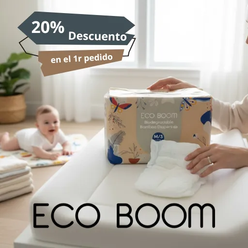 20% descuento en ECO BOOM – Cuidado natural para tu bebé desde el primer día