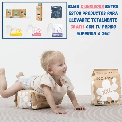 Elige qué 2 regalos quieres entre Compresas, Salvaslips, Toallitas o Bolsas Compostables!