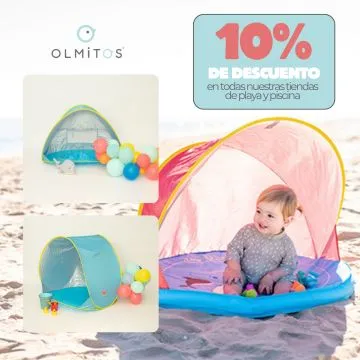 10 % DESCUENTO EN EN TIENDAS DE PLAYA Y JARDÍN DE OLMITOS