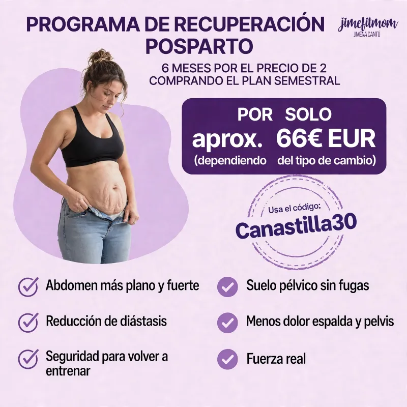Recuperación en el posparto lleva 6 meses a precio de 2!