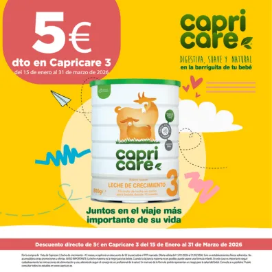 ¡5€ de descuento en Capricare 3!