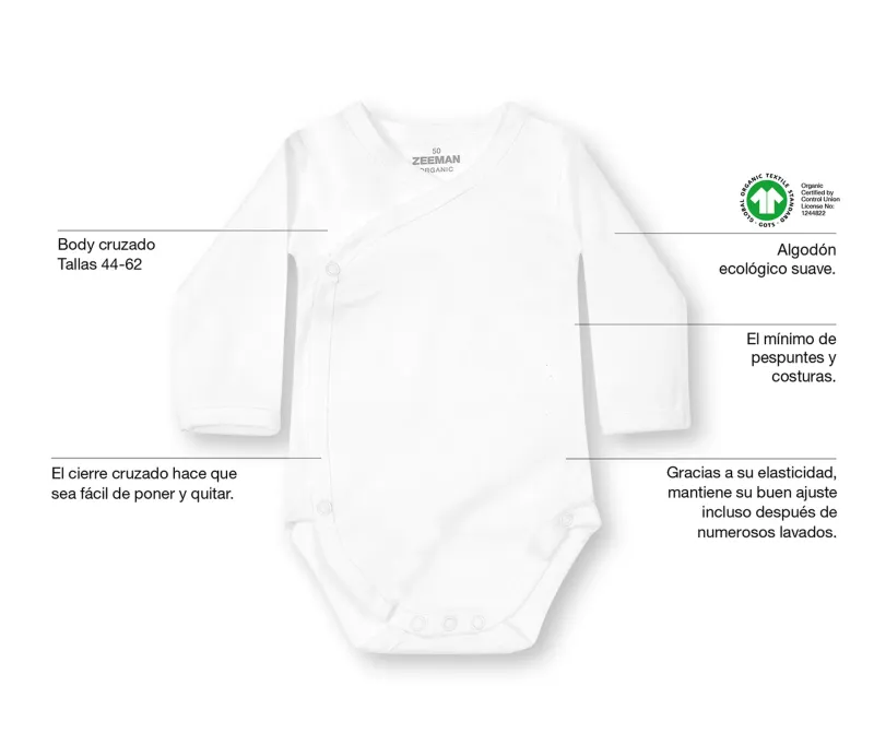  Bodi de algodón ecológico gratis
