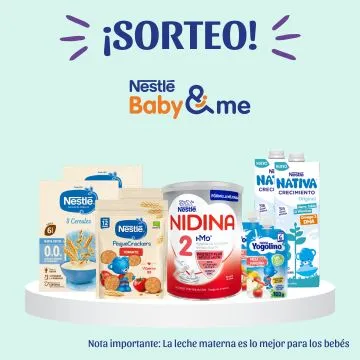 Canastilla Nestlé Baby&me de regalo