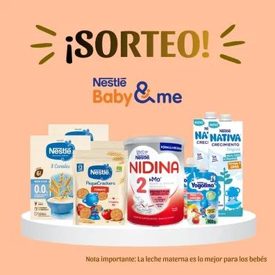 Super Sorteo Canastilla Nestlé Baby&me de Regalo