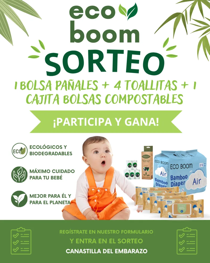 Consigue un super lote de Ecoboom (pañales, toallitas y mucho más)